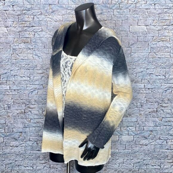 Elan Wool Blend Cardigan Sweater Open Front Size Small Boho Knit - Picture 6 of 6